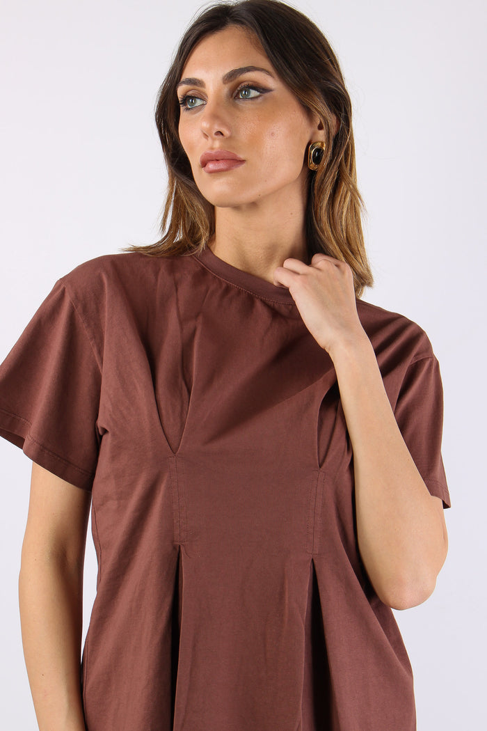 T-shirt Clessidra Riprese Malva-7
