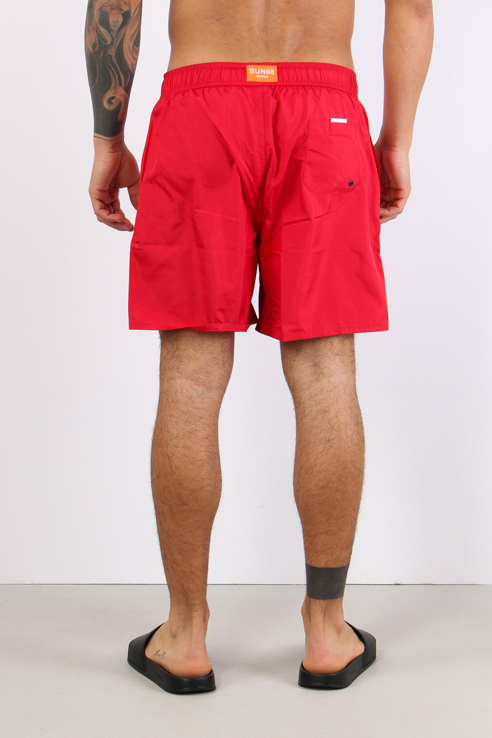 Costume Pantalone Magic Print Rosso-5