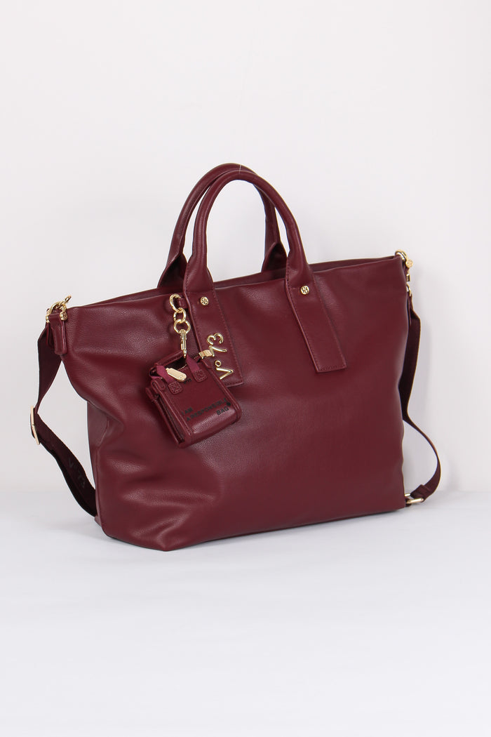 Matilda Shopping Charm Borsett Bordeaux-2