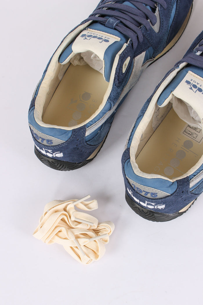 Sneakers Equipe Revenge Nylon Blu Colonnello-5