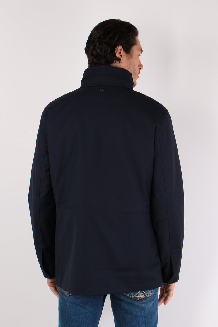 Field Jacket Interno Piuma Blu/verde-4
