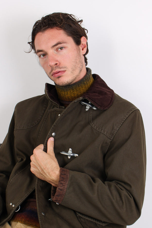 Cappotto 4 Ganci Canvas Militare-2