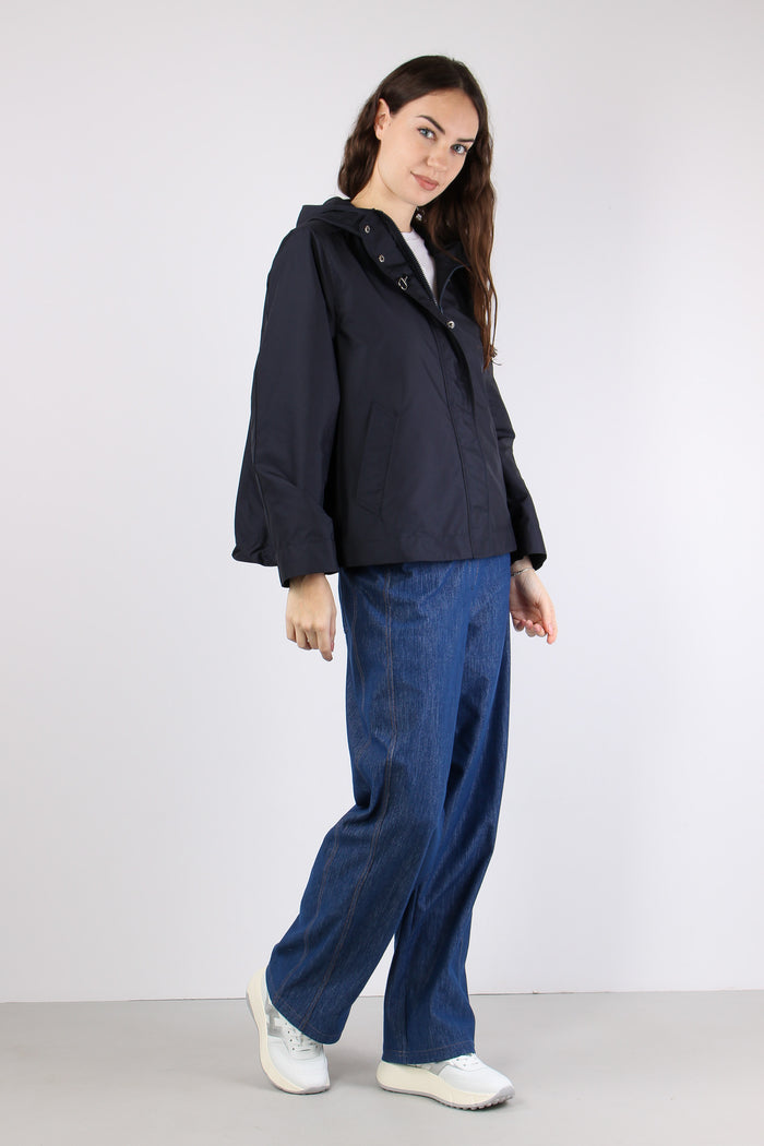 Cappa Nylon Cappuccio Blu-7