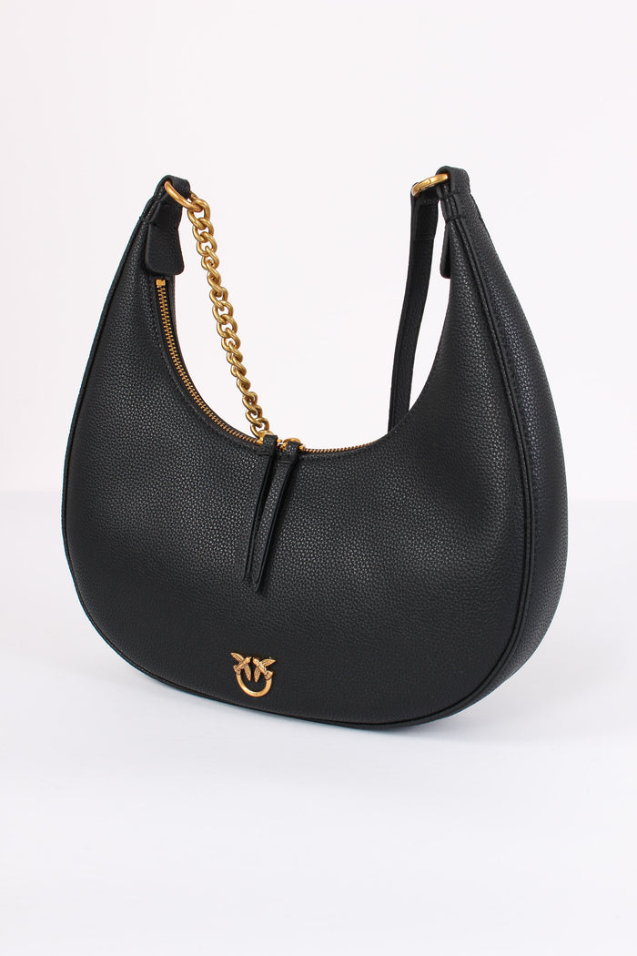 Borsa Hobo Classic Nero/antique Gold-4