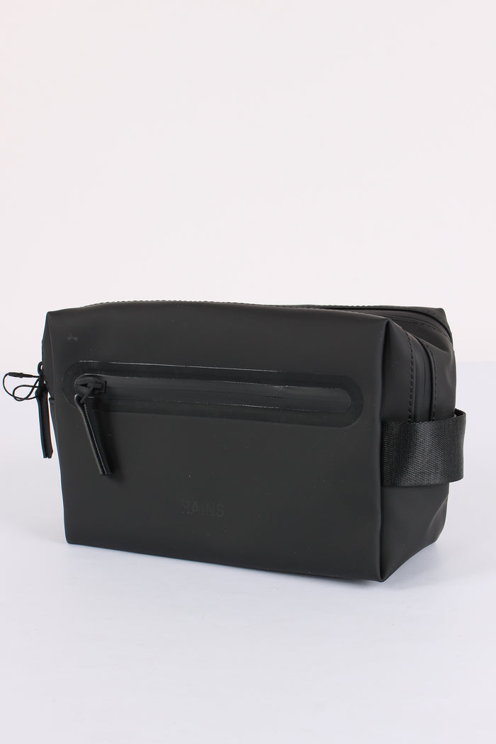 Wash Bag Zip Black-5