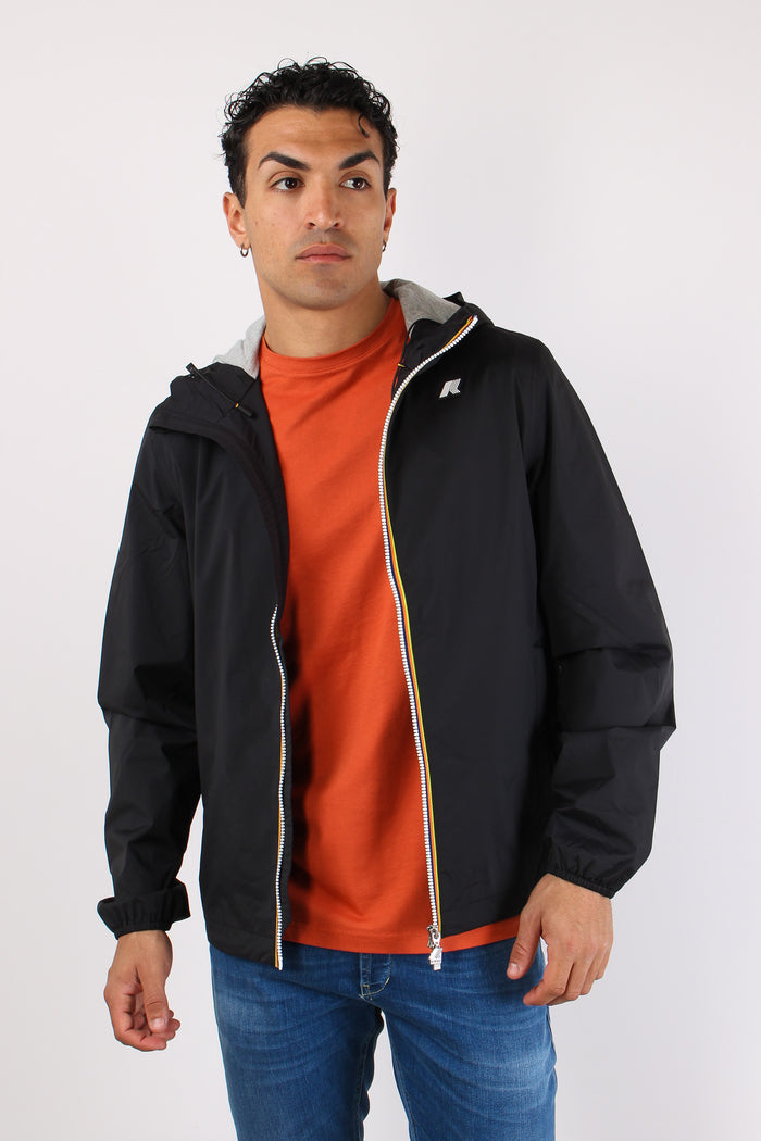Giubbotto Cappuccio Stretch Black Pure-7