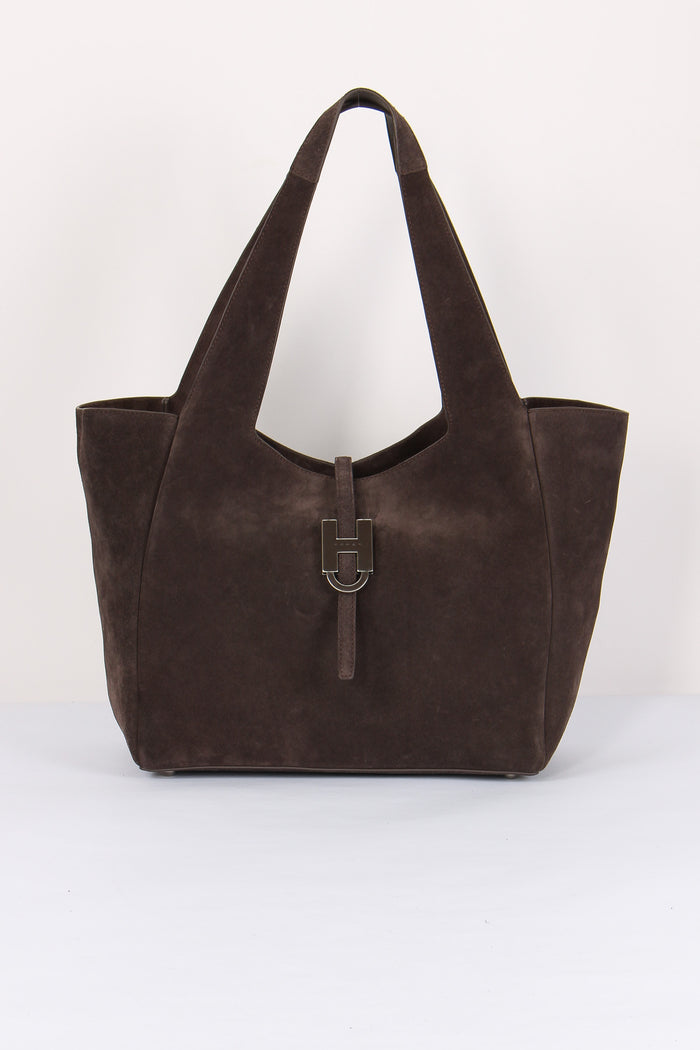 Maxi Shopping Suede Palissandro