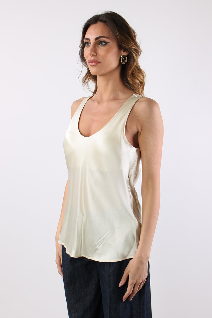 Top Scavo V Effetto Raso Bianco Ottico-6