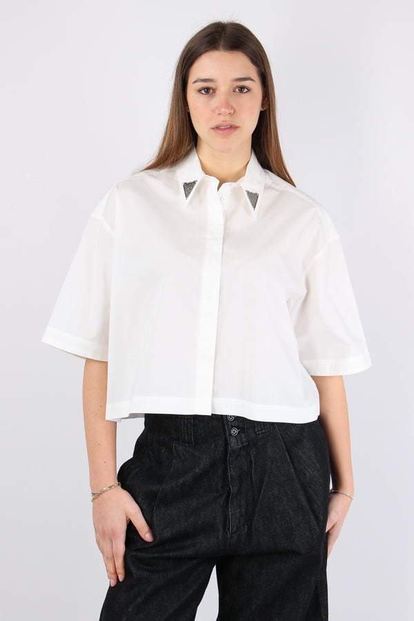 Pescara Camicia Mc Popeline Bianco-2