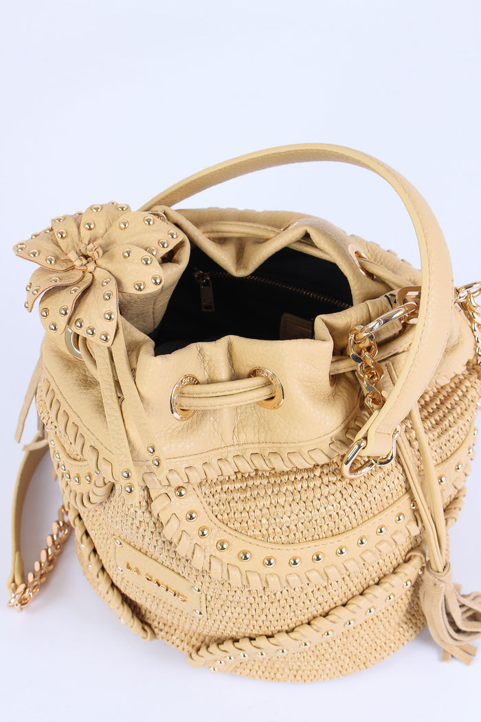 Secchiello Rafia Beige-5