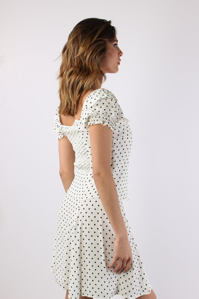 Top Corto Spallina Arriccio Bianco-6