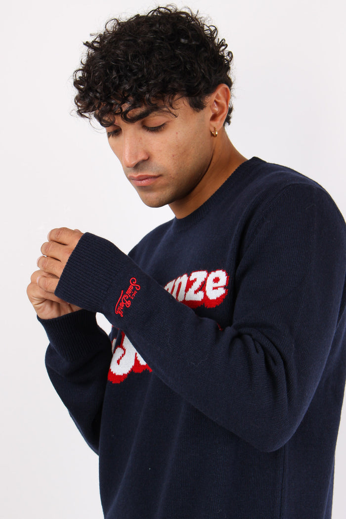 Girocollo Vacanze Di Natale Blu-8