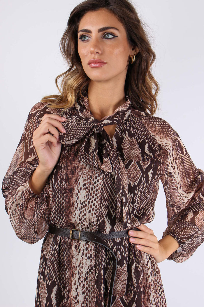 Abito Laccetto Collo Stampa Pi Moro-8