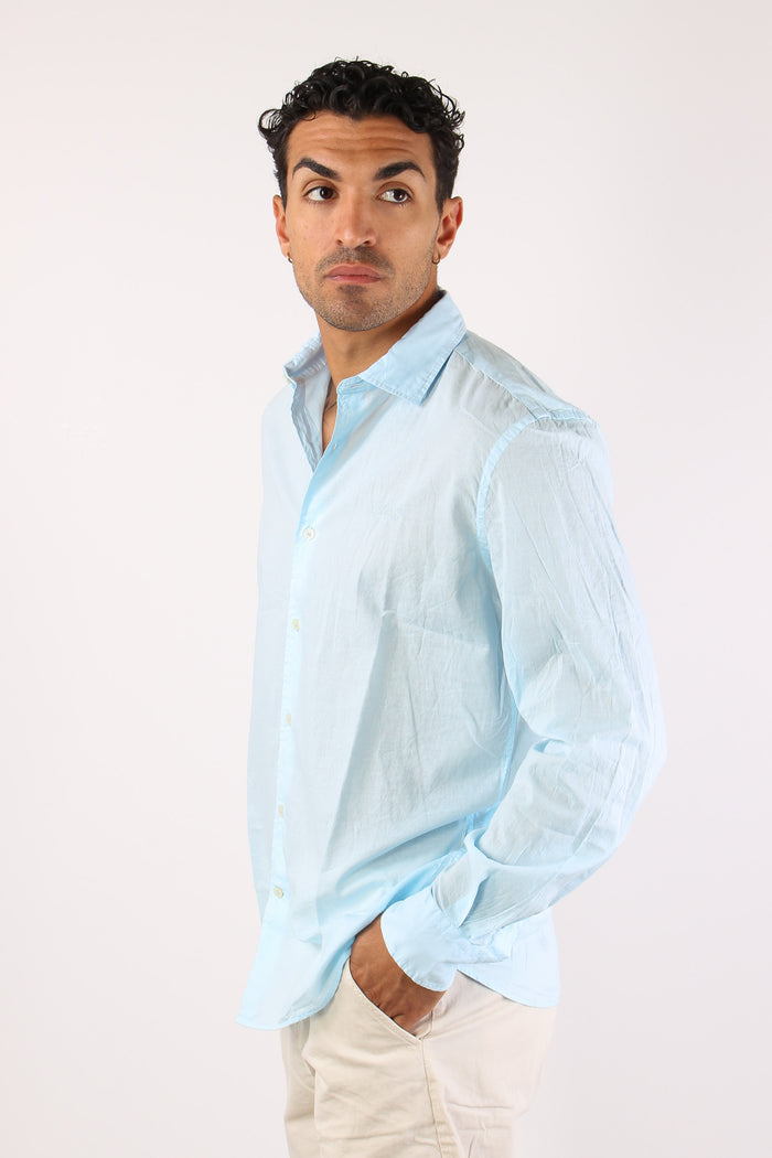 Camicia Mussola Azzurro-7