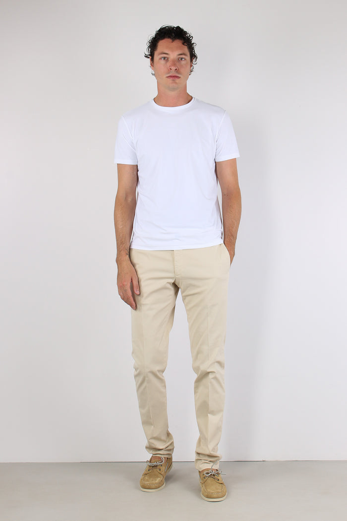 T-shirt Tessuto Tecnico Bianco-2