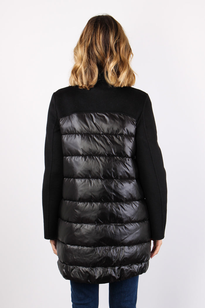 Cappotto Panno Piuma Black-3