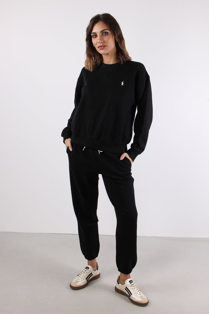 Felpa Logo Pile Polo Black-5