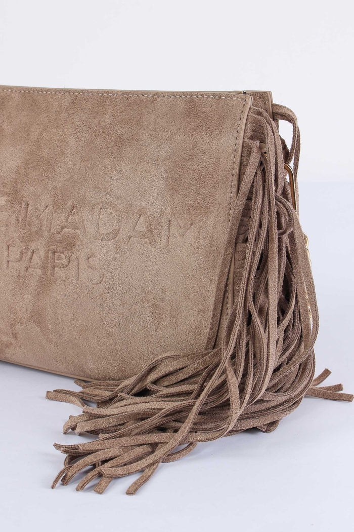 Clutch Frange Grey-6
