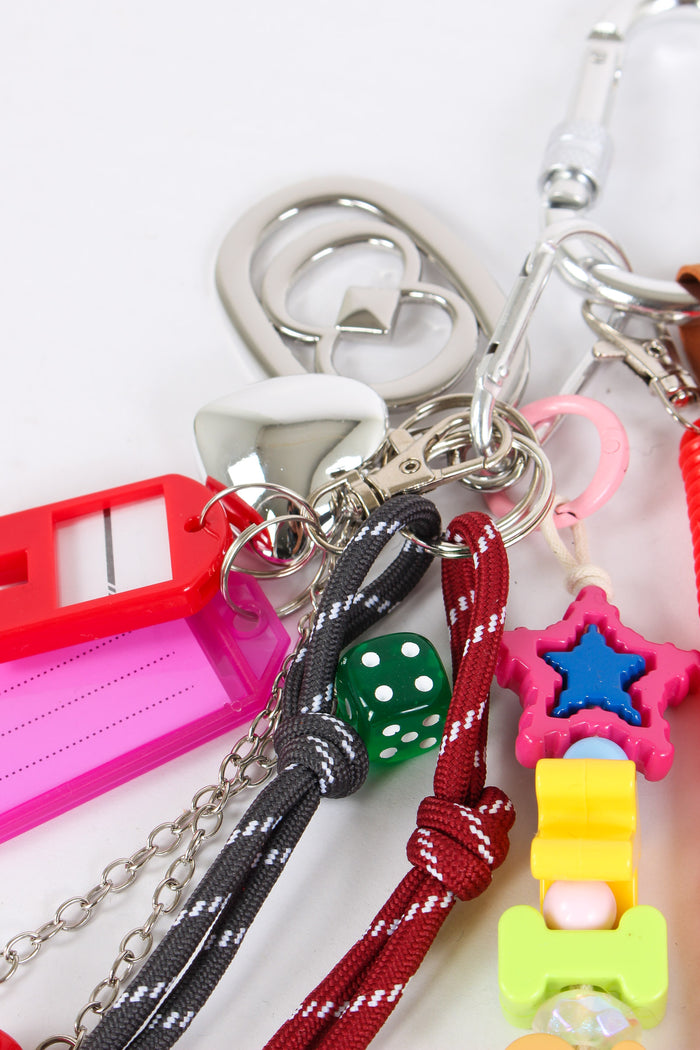 Portachiave Charms Cane Cuoio-6