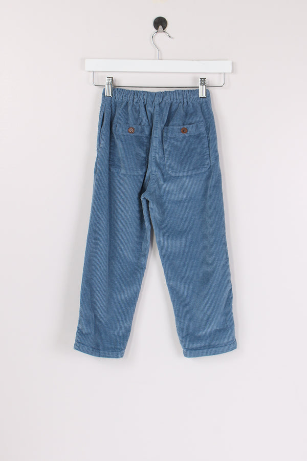 Pantalone Velluto Stretch Vintage Azur-2