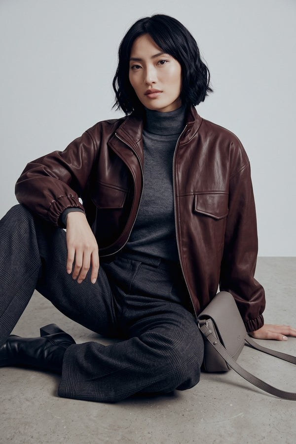 Bomber Ecopelle Decadedent