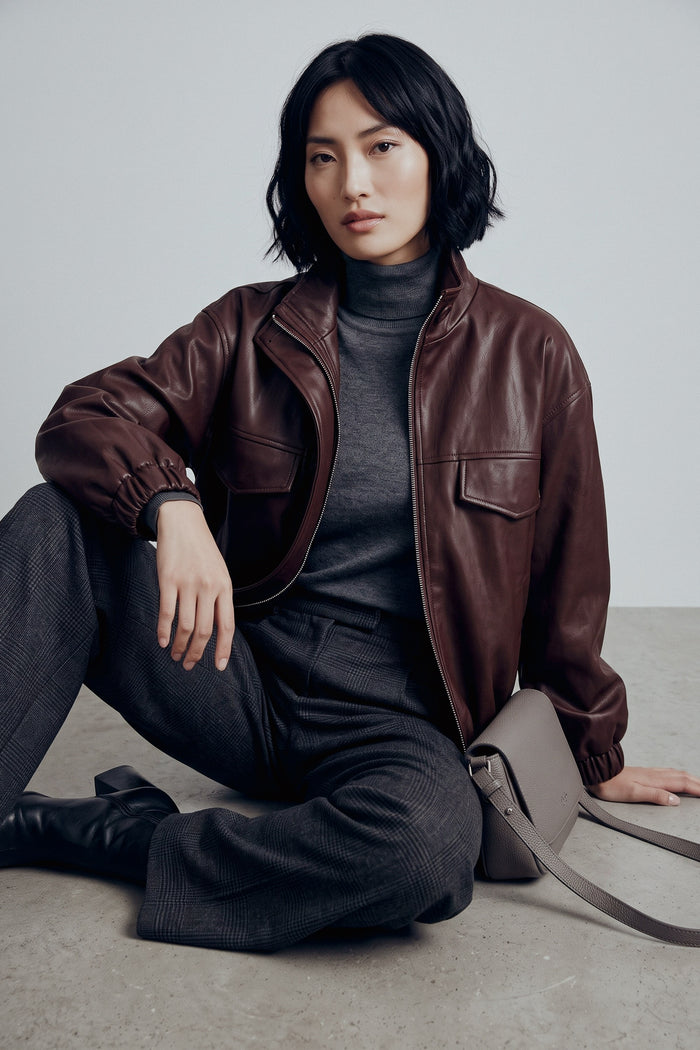 Bomber Ecopelle Decadedent