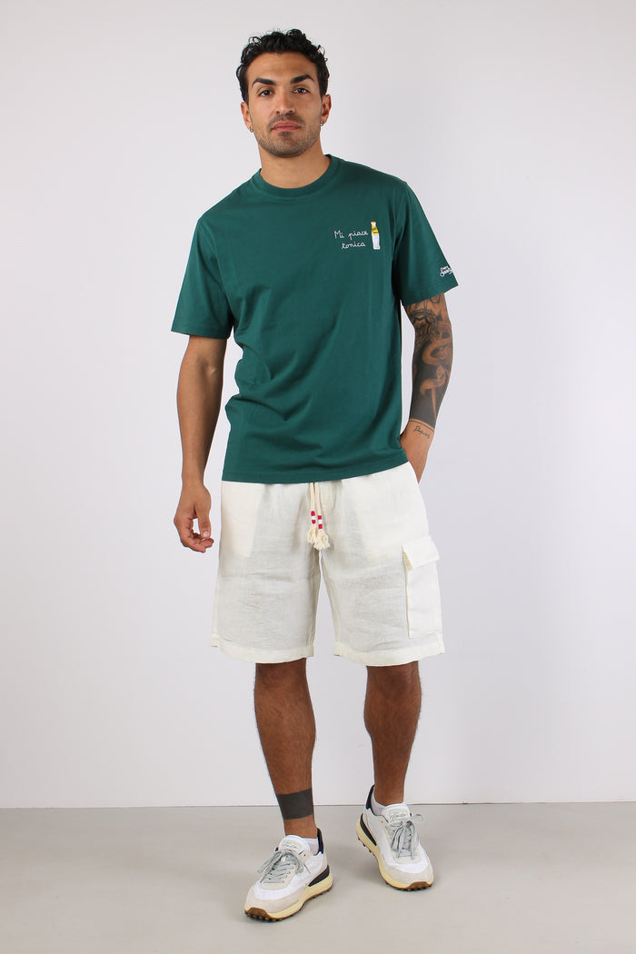 T-shirt Scritta Ricami Tonica-4