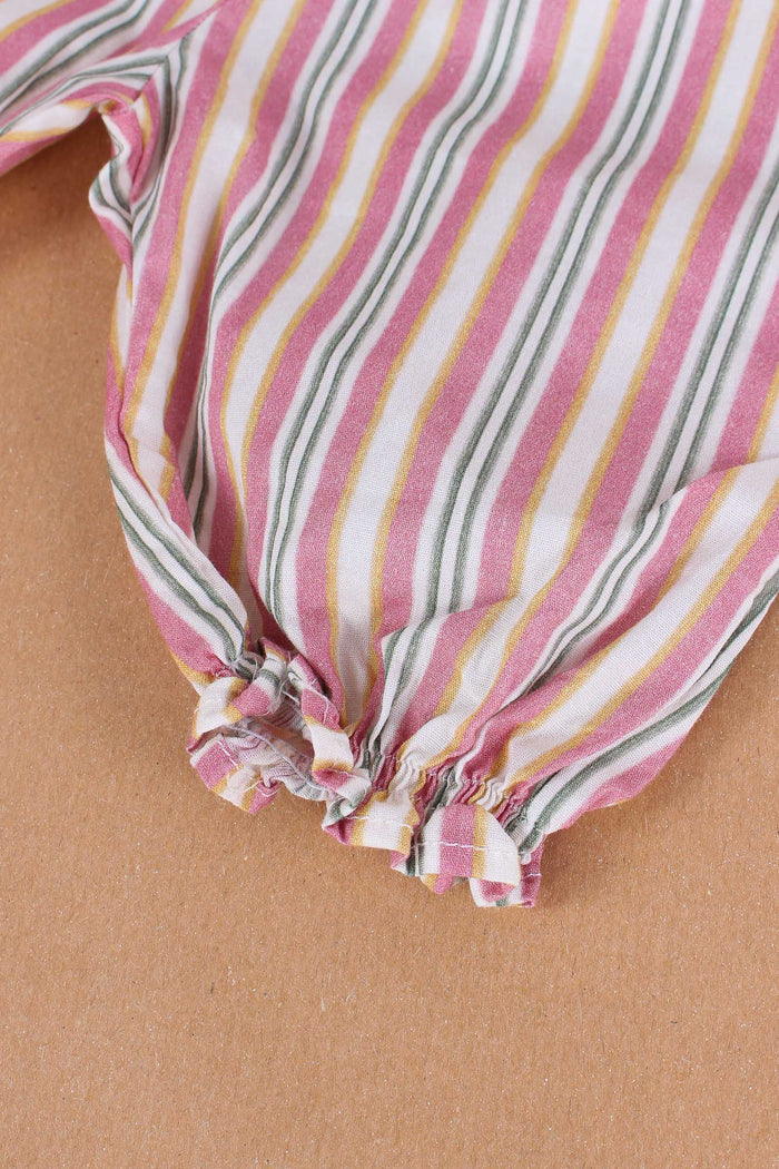 Pantalone Fantasia Elastico Fondo Rose/stripes-5