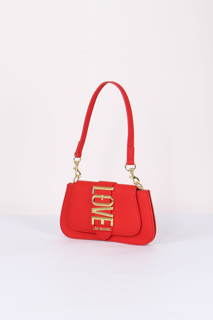 Pochette Fibbia Maxi Logo Rosso-2