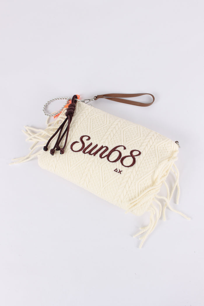 Pochette Frange Bianco-5