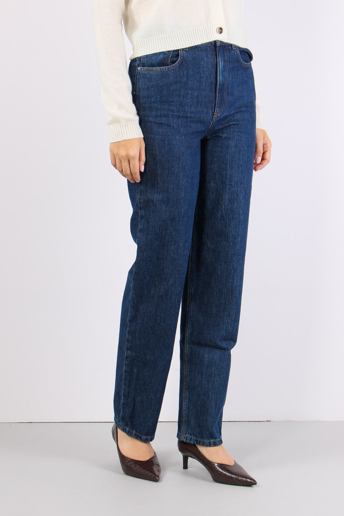 Mlsmom Jeans Momfit Moon Indigo-3