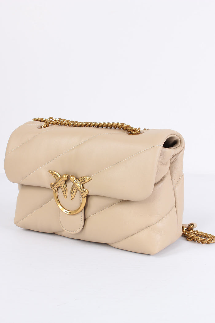 Tracolla  Love Puff Classic Beige/grigio-4