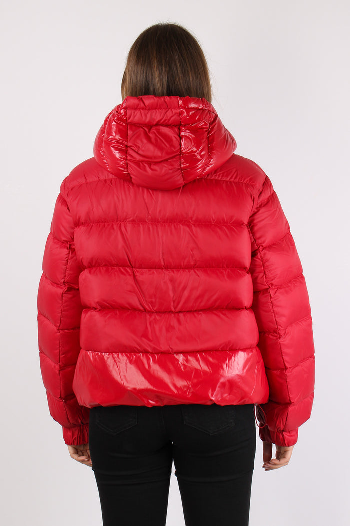 Piumino Over Piuma D Oca Ciliegia-6