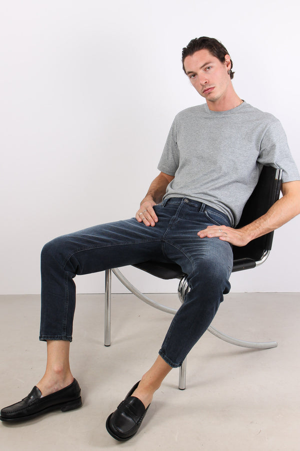 Brighton Denim Micro Rotture Blu Notte-2