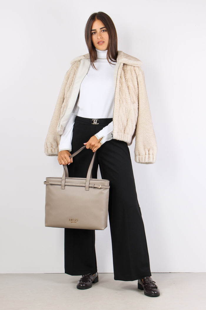 Pantalone Fluido Palazzo Nero