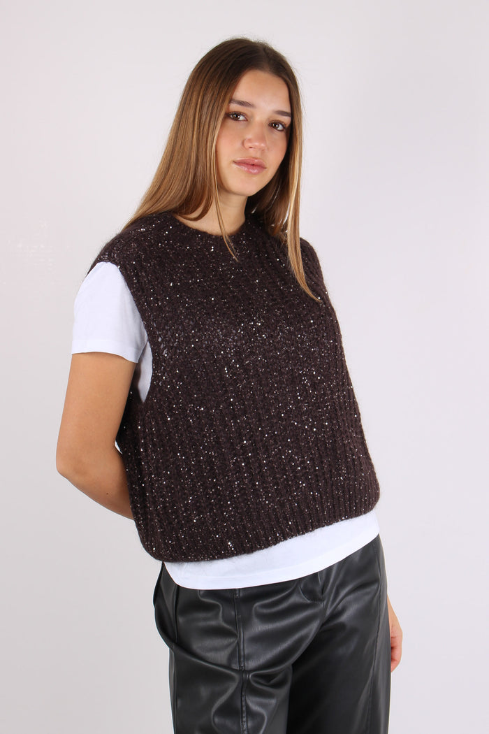 Gilet Mohair Paillettes Moro-6