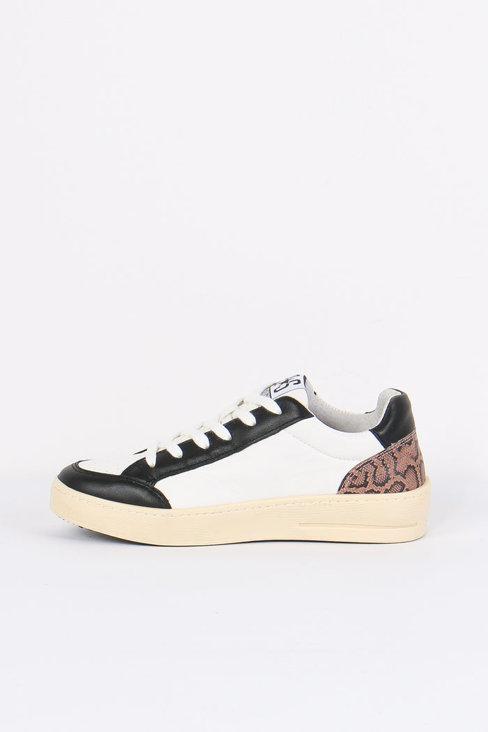 Sneakers New Star Pitone Bianco/beige-5