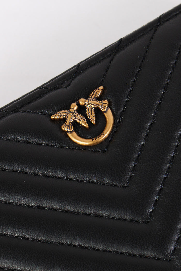 Taylor Portafoglio Zip Around Nero/gold-7