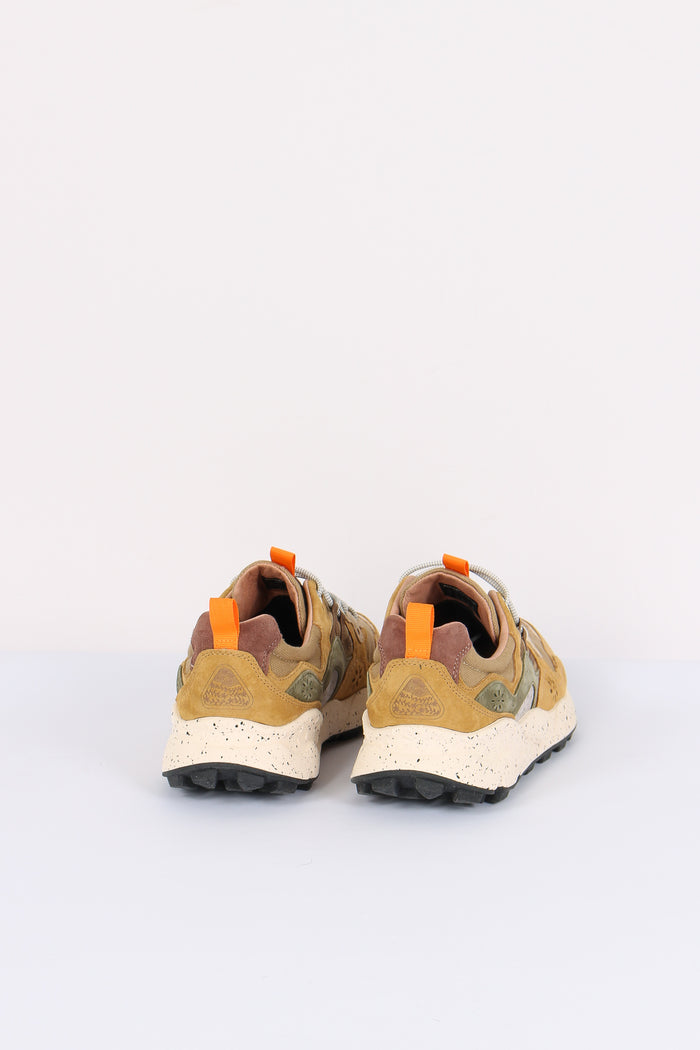 Sneakers Yamano Suede Canvas Kaki/military-3