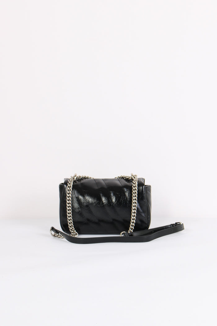 Tracolla Matelasse Vintage Nero-3