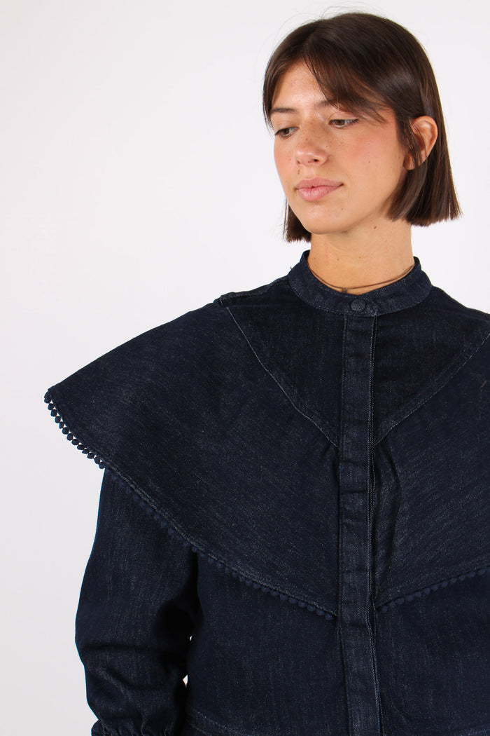 Camicia Denim Balza Denim Scuro-6