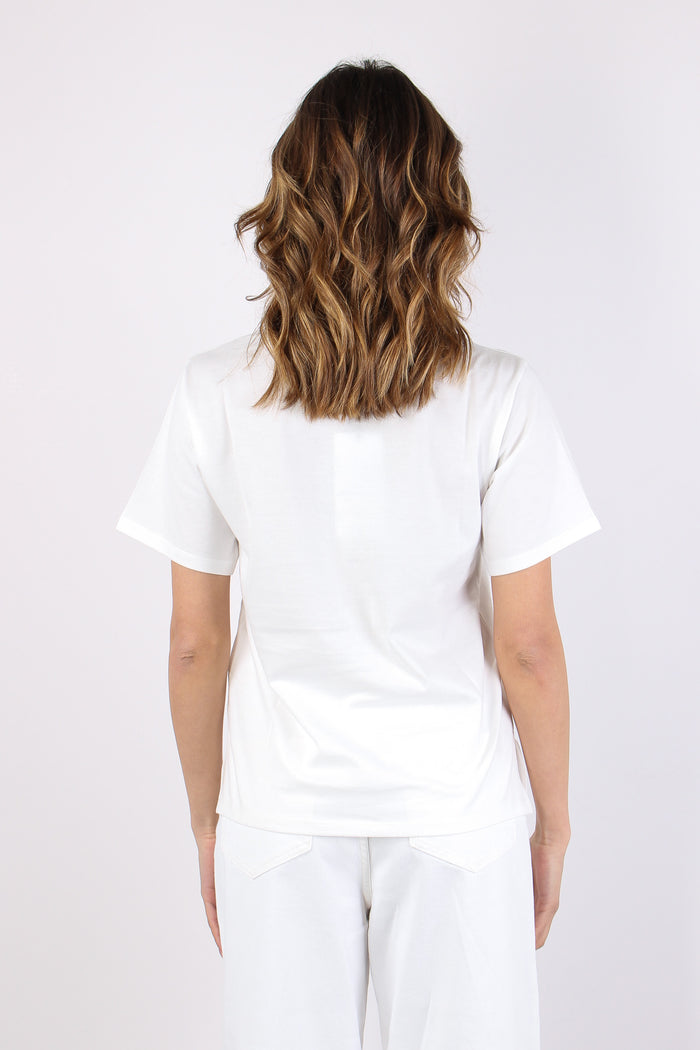 Wkdtenue T-shirt Stampa Off White-4