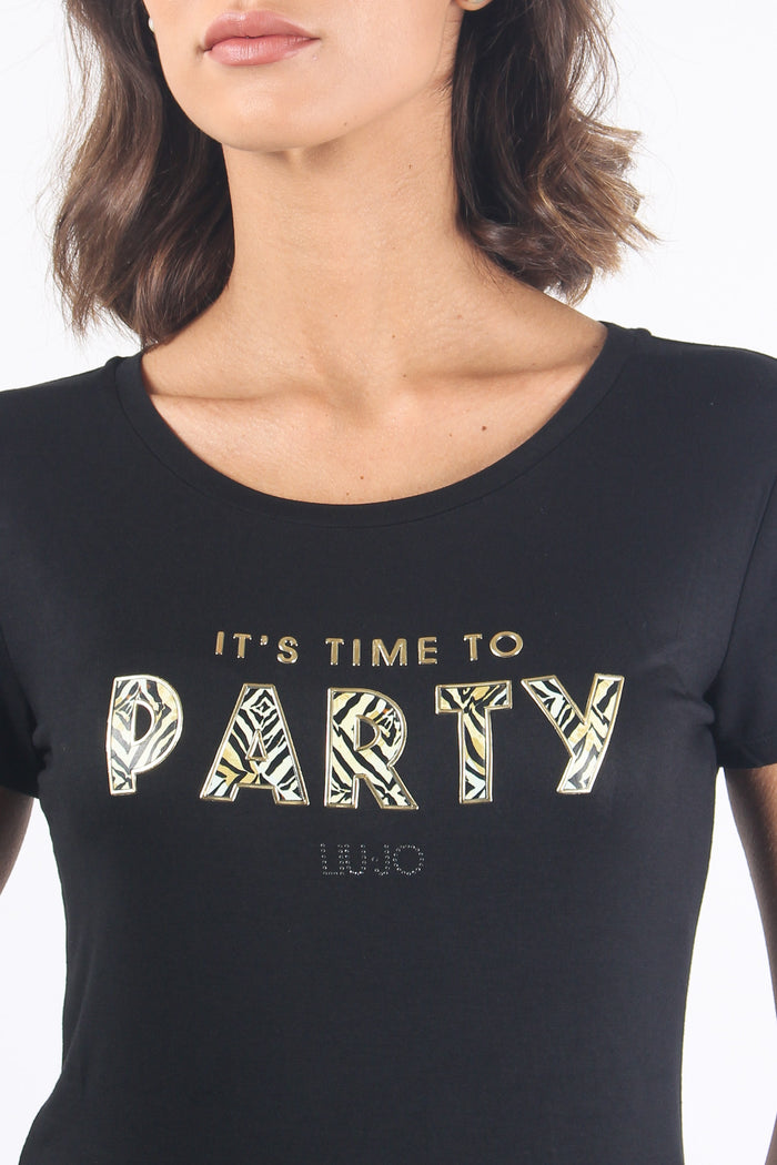 T-shirt Basica Mc Nero/party-7