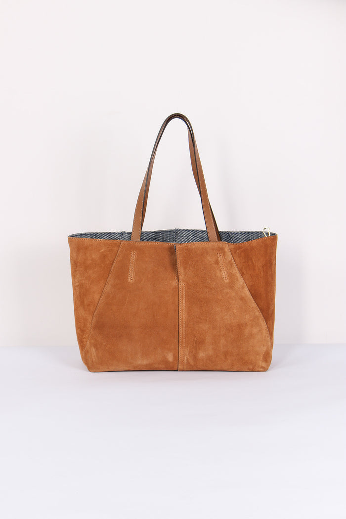 Maya Shopping Mini Reversibile Caramello-4