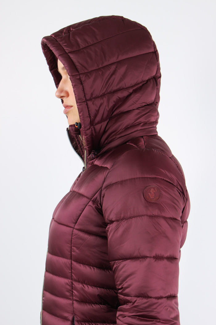 Reese Giubbotto Svasato Cappuc Wine Red-10