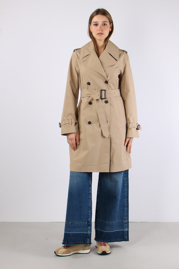 Talya Trench Medio Stardust Beige-7