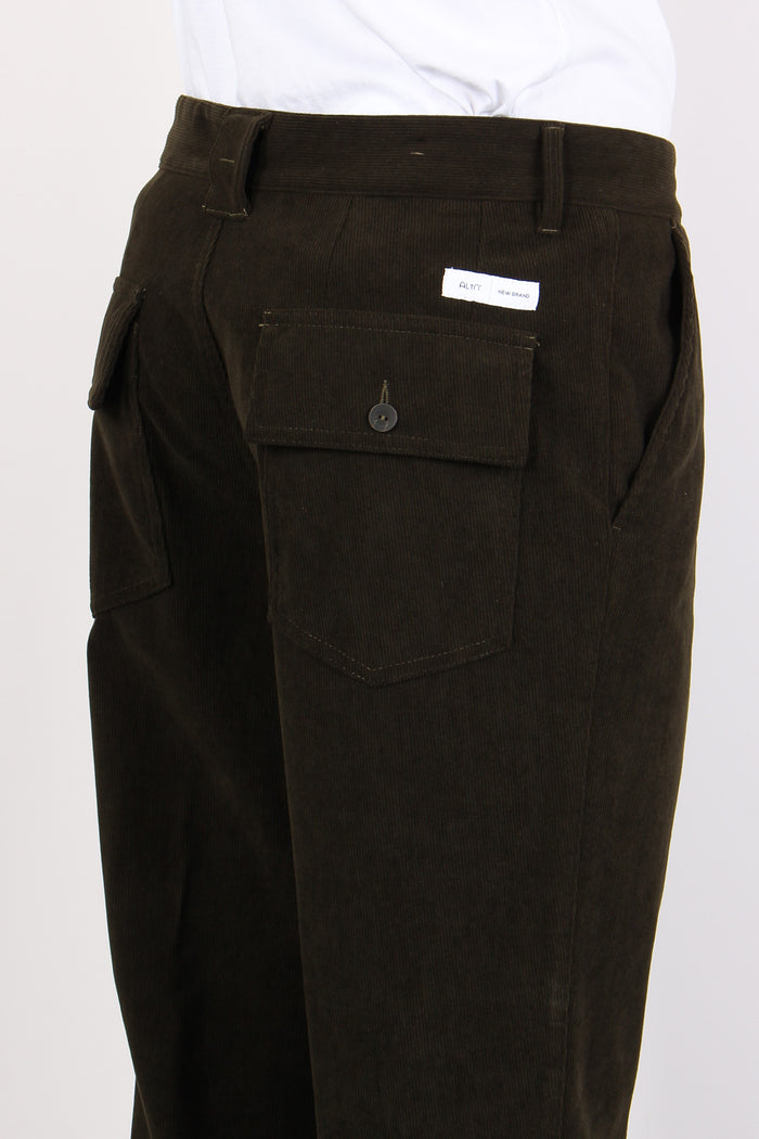 Dolce Pantalone Velluto Mill Militare-7