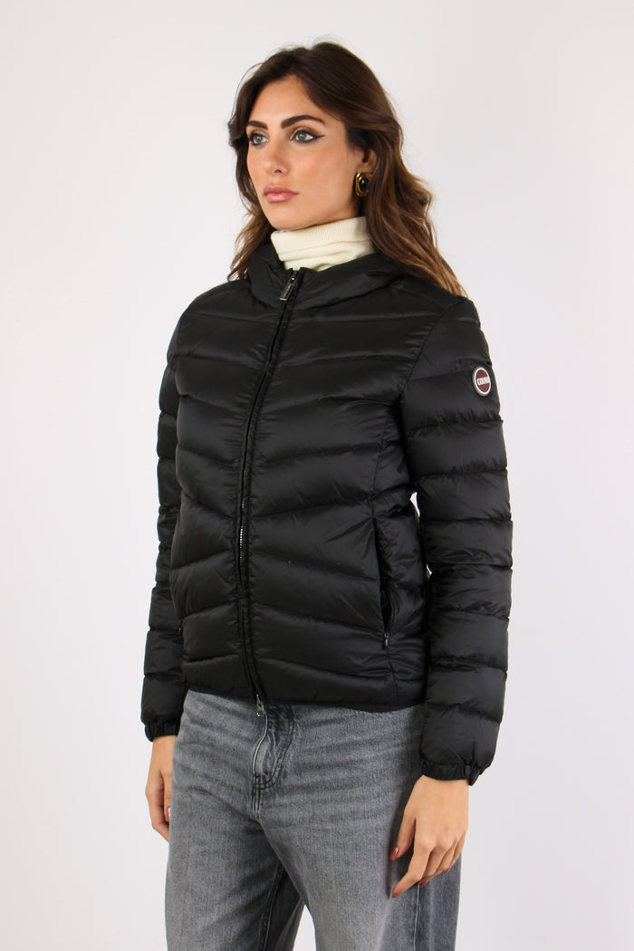 Piumino Corto Trapunta Nero-6