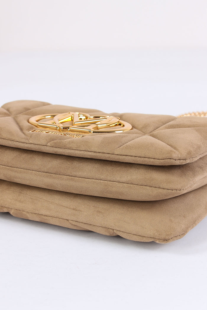 Pochette Ecocamoscio Trapunta Sabbia-6