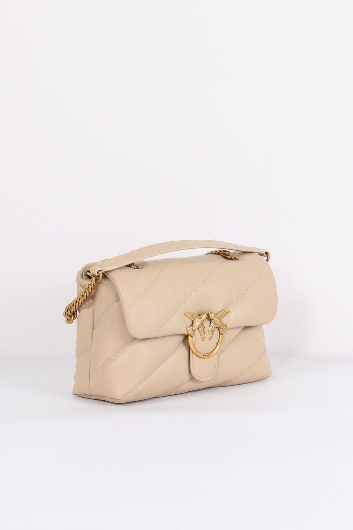 Tracolla  Love Puff Classic Beige/grigio-6